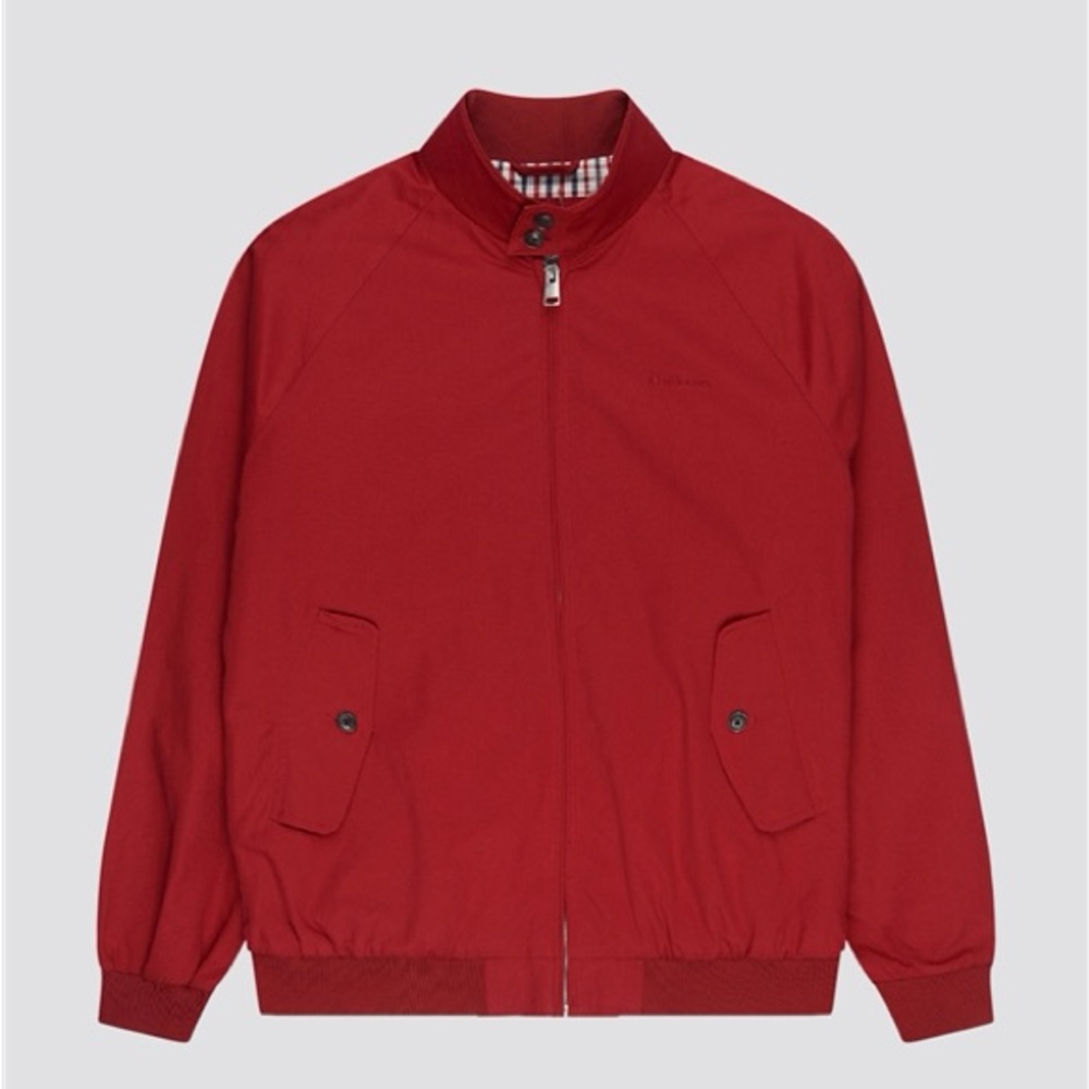 Ben Sherman signature red Harrington jacket. Size XS